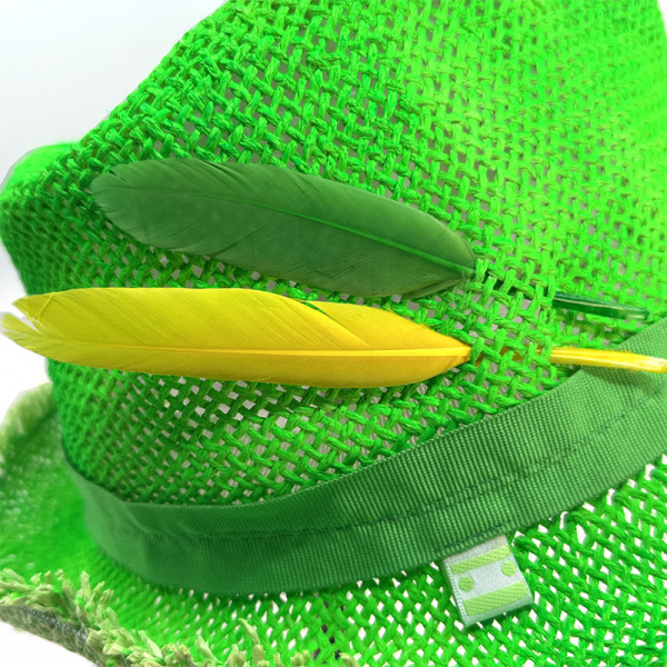 Paulssen Ellen hat  Newport fluogreen, detail